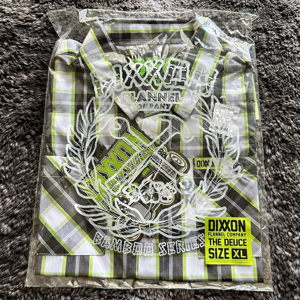 NWT Dixxon flannel company - youth XL - the deuce - bamboo series